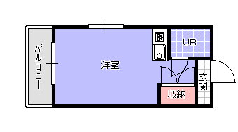 福岡県北九州市小倉南区下城野２ 北方駅 ワンルーム マンション 賃貸物件詳細