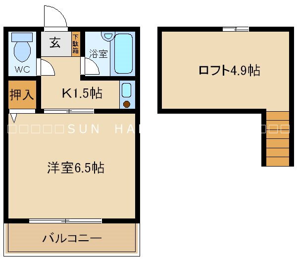 大阪府八尾市山本町北８ 河内山本駅 1K アパート 賃貸物件詳細