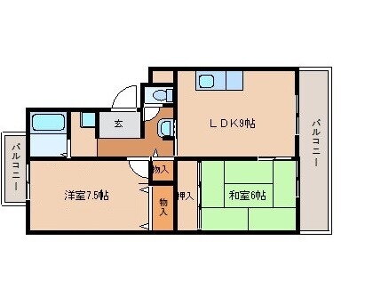 大阪府寝屋川市高柳１ 寝屋川市駅 2LDK アパート 賃貸物件詳細