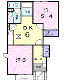 ファミール八王子Ａ 1階 2DK 賃貸物件詳細
