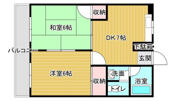 広島県広島市南区皆実町５ 皆実町六丁目駅 2DK マンション 賃貸物件詳細