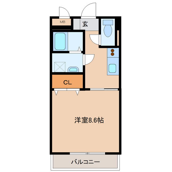 大分県中津市大字中殿 中津駅 1K マンション 賃貸物件詳細