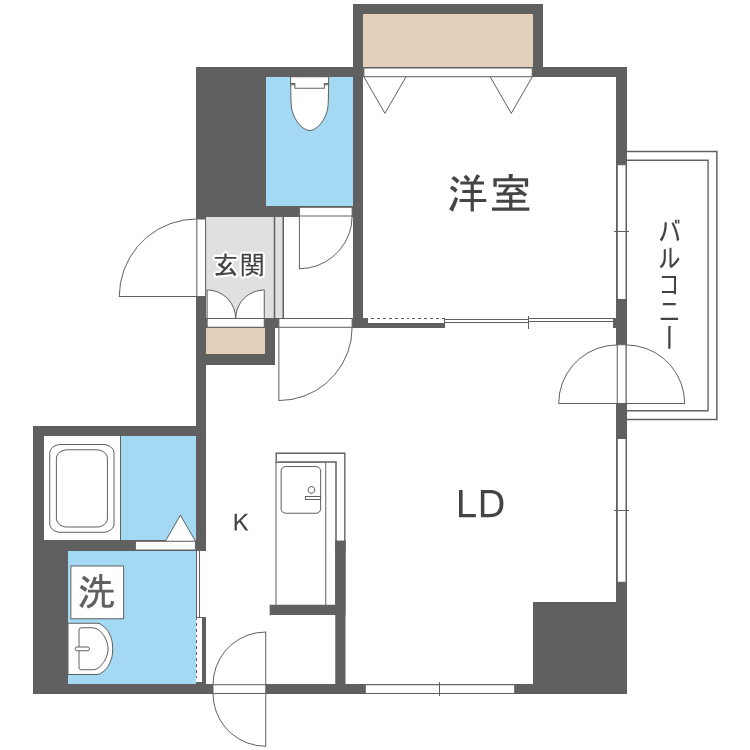 北海道札幌市東区北十五条東１ 北１３条東駅 1LDK マンション 賃貸物件詳細