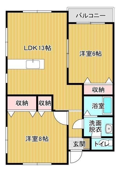 福岡県飯塚市菰田 飯塚駅 2LDK アパート 賃貸物件詳細