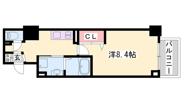 ＭＩＳＴＲＡＬ姫路駅前ＶＩＩ　高尾町 5階 1K 賃貸物件詳細