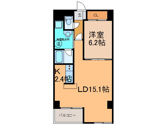 ＣＥＮＴＥＲ　ＣＩＴＹ（６） 5階 1LDK 賃貸物件詳細