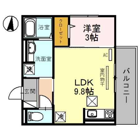 プランドールＴ 1階 1LDK 賃貸物件詳細