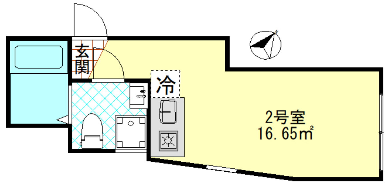 パティオ練馬田柄 2階 ワンルーム 賃貸物件詳細