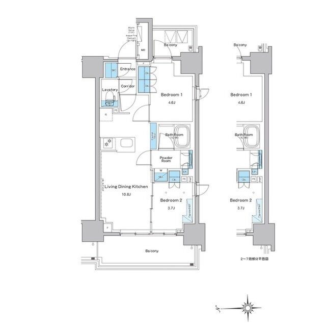 東京都江東区永代１ 門前仲町駅 2LDK マンション 賃貸物件詳細