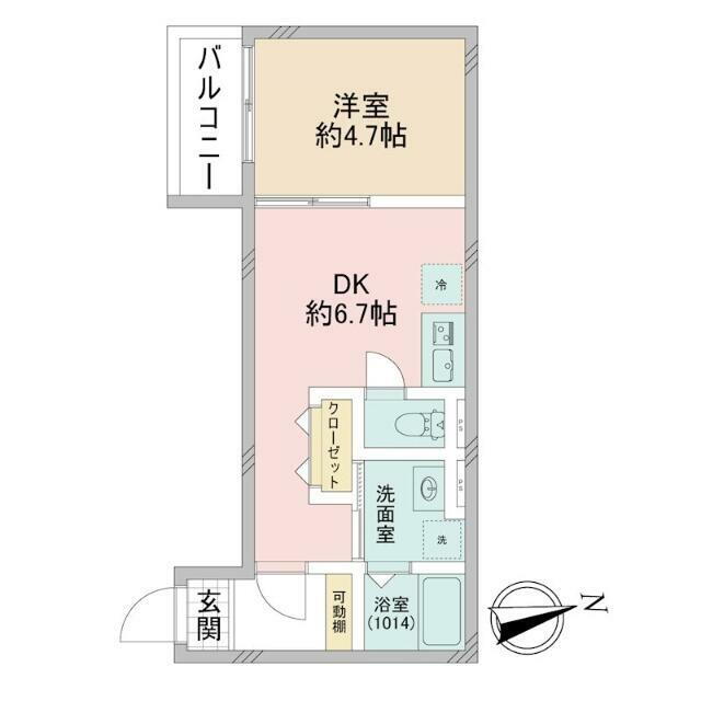 クロレ南流山ＶＩ 2階 1DK 賃貸物件詳細