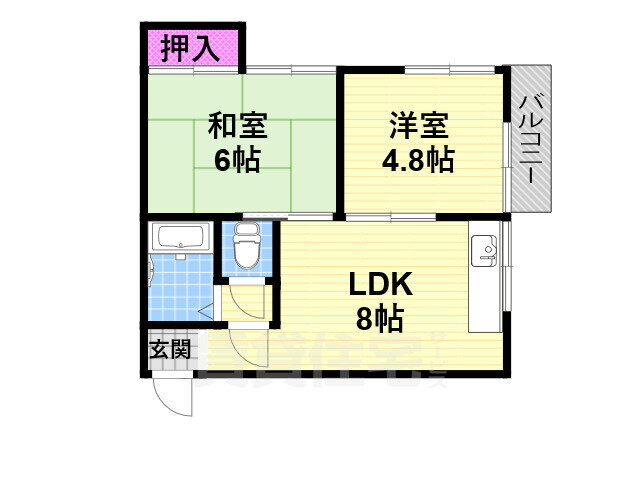 大阪府四條畷市南野２ 四条畷駅 2LDK マンション 賃貸物件詳細