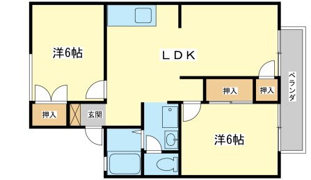 兵庫県姫路市御国野町国分寺 御着駅 2LDK アパート 賃貸物件詳細