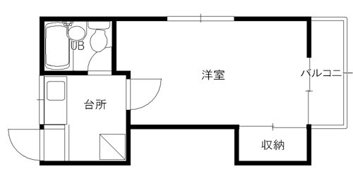 サンモリッツ 1階 1K 賃貸物件詳細