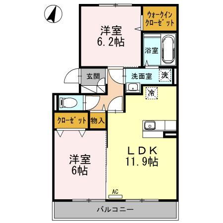 神奈川県海老名市柏ケ谷 かしわ台駅 2LDK アパート 賃貸物件詳細
