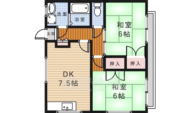 大阪府池田市城南１ 池田駅 2DK アパート 賃貸物件詳細