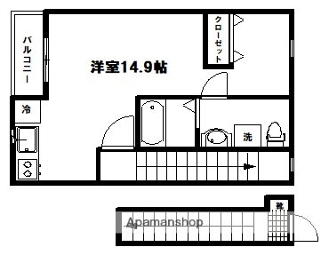 Ａｚｕｌ千代田ＩＩ 2階 ワンルーム 賃貸物件詳細