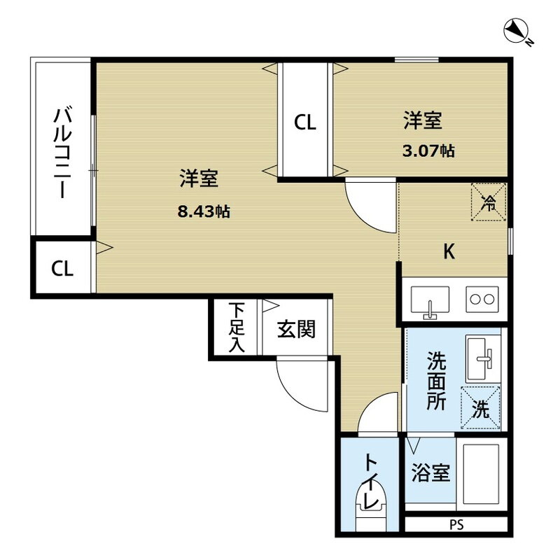 福岡県福岡市東区馬出４ 箱崎宮前駅 1LDK アパート 賃貸物件詳細