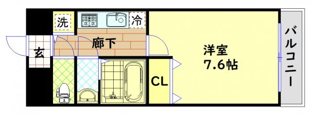 大阪府大阪市西区川口２ 阿波座駅 1K マンション 賃貸物件詳細