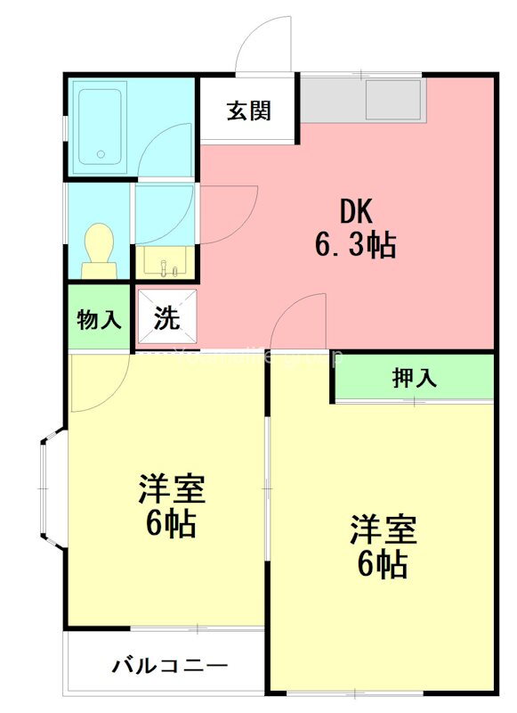 神奈川県小田原市小八幡２ 国府津駅 2DK アパート 賃貸物件詳細