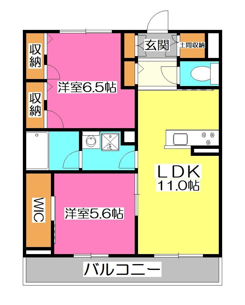 埼玉県所沢市美原町５ 新所沢駅 2LDK マンション 賃貸物件詳細