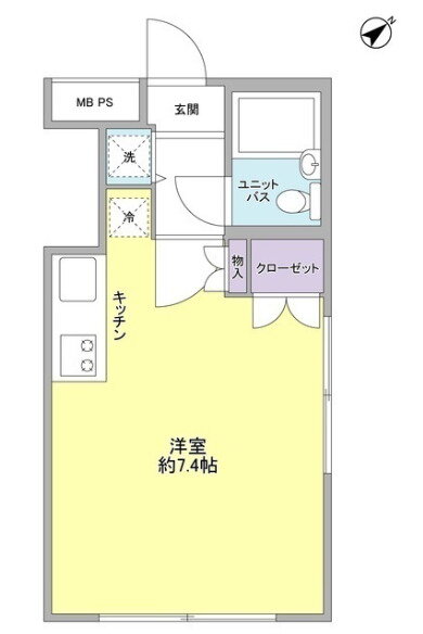 東京都大田区東雪谷２ 石川台駅 ワンルーム マンション 賃貸物件詳細