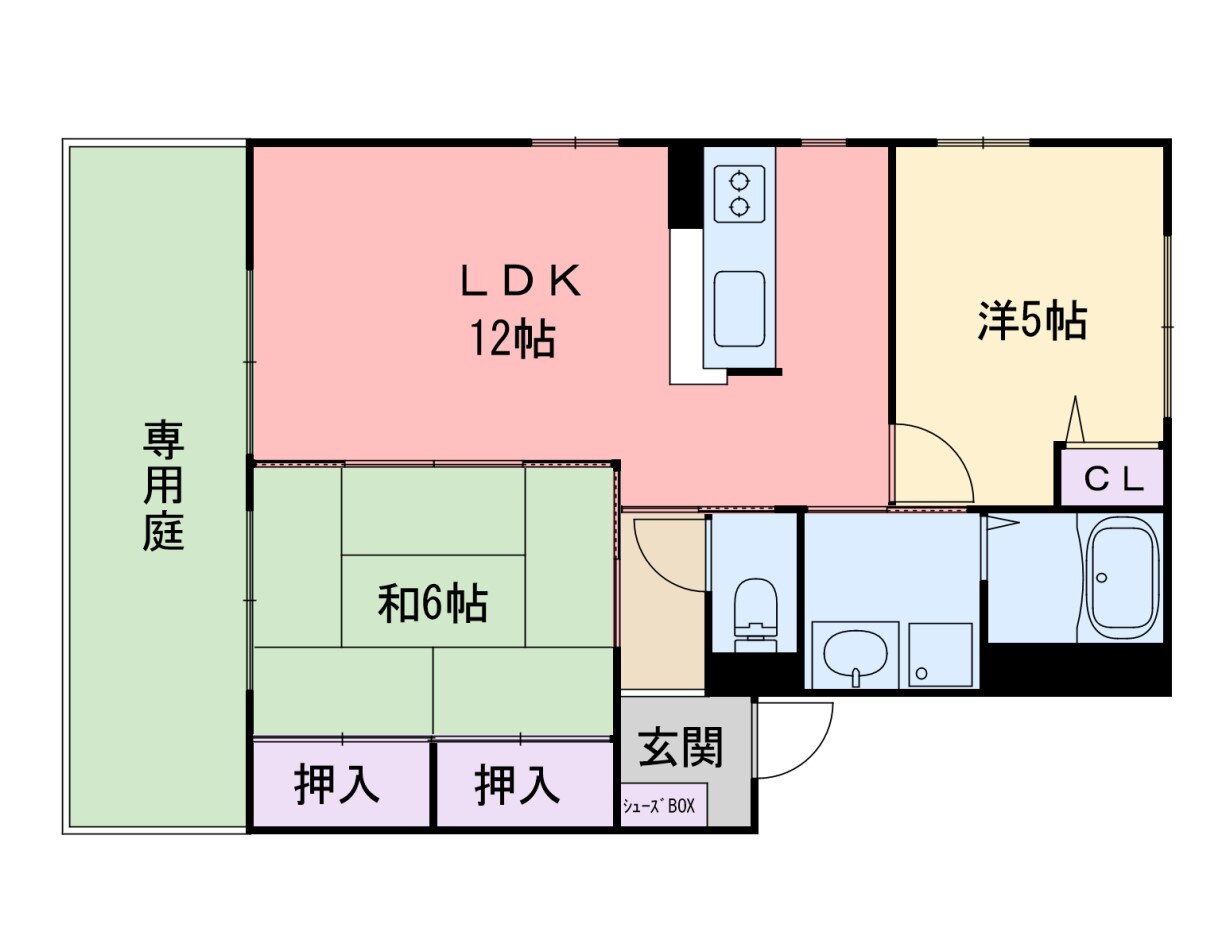 福岡県福岡市西区大字千里 周船寺駅 2LDK アパート 賃貸物件詳細