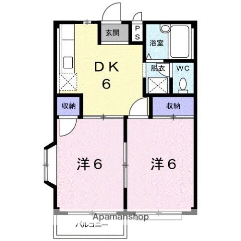 香川県高松市今里町２ 林道駅 2DK アパート 賃貸物件詳細