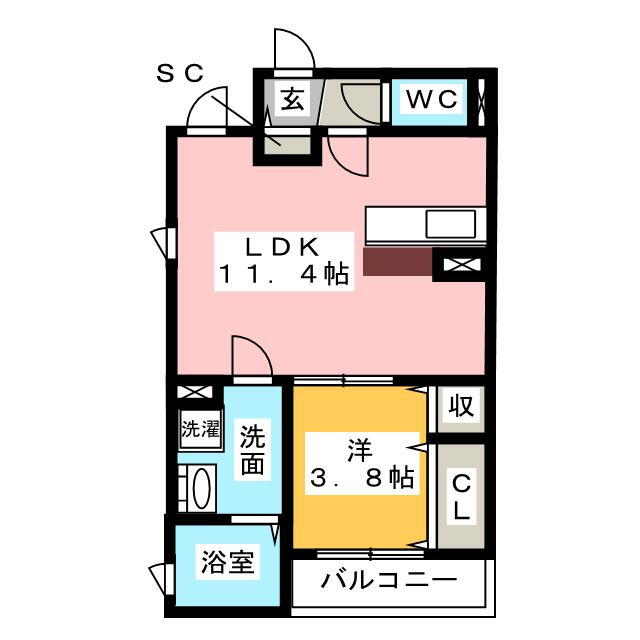 愛知県名古屋市昭和区小坂町３ 吹上駅 1LDK アパート 賃貸物件詳細