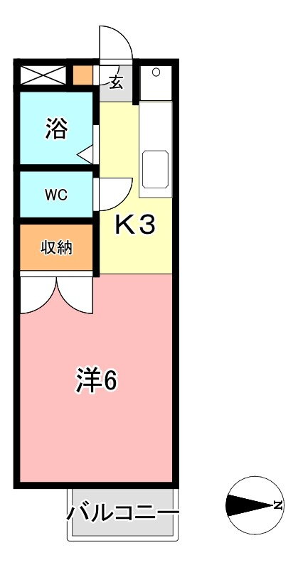 岡山県倉敷市連島町西之浦 新倉敷駅 1K アパート 賃貸物件詳細