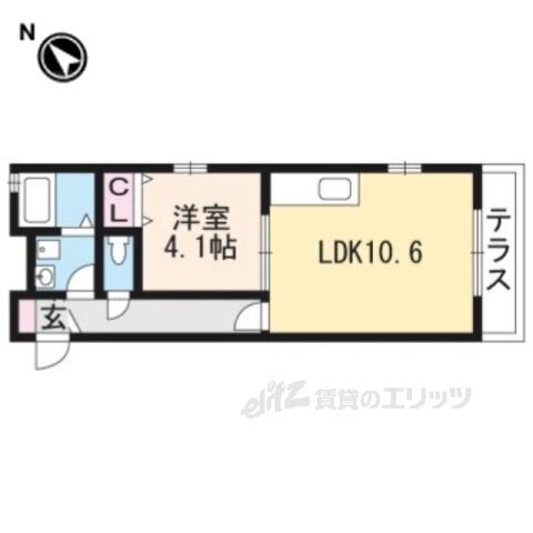 京都府八幡市八幡長町 淀駅 1LDK アパート 賃貸物件詳細