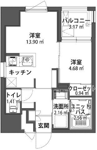 福岡県福岡市中央区大手門３ 大濠公園駅 1LDK マンション 賃貸物件詳細