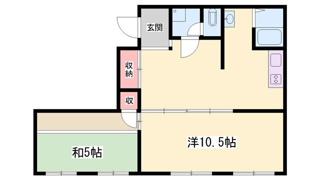 兵庫県姫路市保城 野里駅 2LDK アパート 賃貸物件詳細