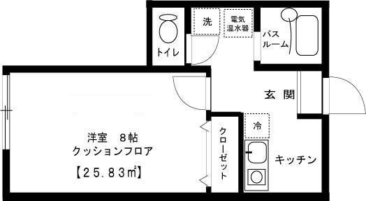 エルドエル 1階 1K 賃貸物件詳細