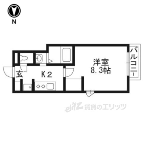 京都府京都市中京区聚楽廻南町 二条駅 1K マンション 賃貸物件詳細