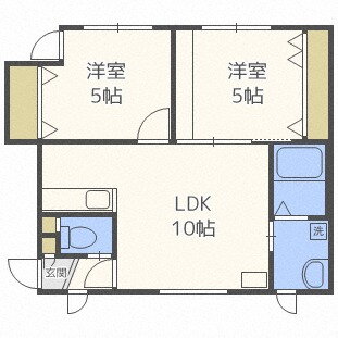 北海道札幌市手稲区曙七条３ 稲穂駅 2LDK アパート 賃貸物件詳細