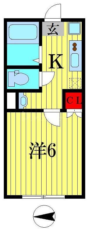 千葉県柏市東中新宿２ 新柏駅 1K アパート 賃貸物件詳細