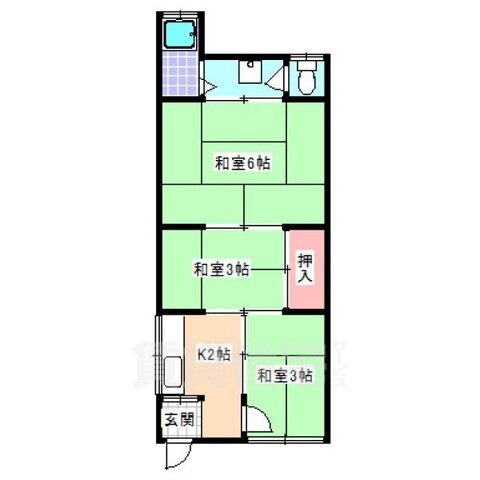 京都府京都市右京区嵯峨野嵯峨ノ段町 有栖川駅 3K アパート 賃貸物件詳細