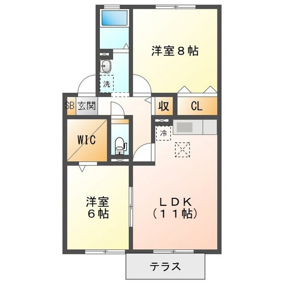 三重県四日市市東坂部町 2LDK アパート 賃貸物件詳細