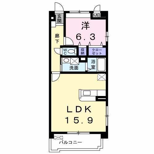 愛知県名古屋市緑区清水山２ 南大高駅 1LDK アパート 賃貸物件詳細