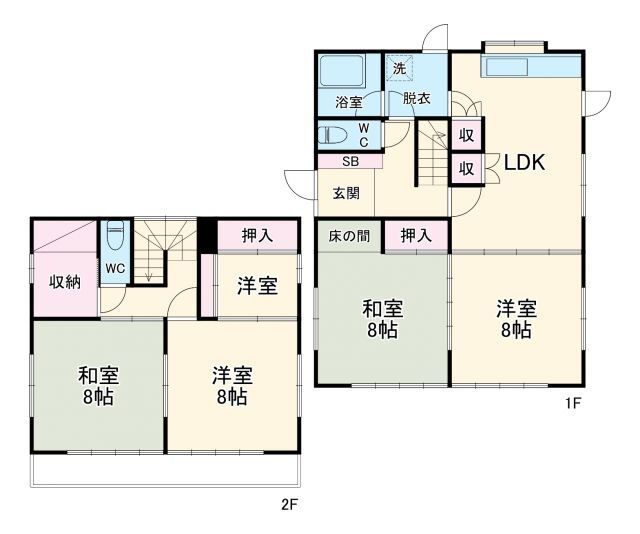 神奈川県川崎市宮前区水沢３ 武蔵溝ノ口駅 4SLDK 一戸建て 賃貸物件詳細