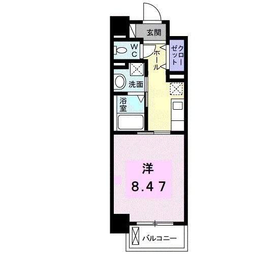 香川県高松市花ノ宮町２ 栗林公園駅 1K マンション 賃貸物件詳細