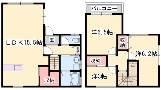 兵庫県姫路市広畑区西蒲田 余部駅 3LDK 一戸建て 賃貸物件詳細