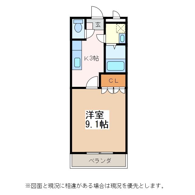 長野県松本市神田１ 南松本駅 1K アパート 賃貸物件詳細