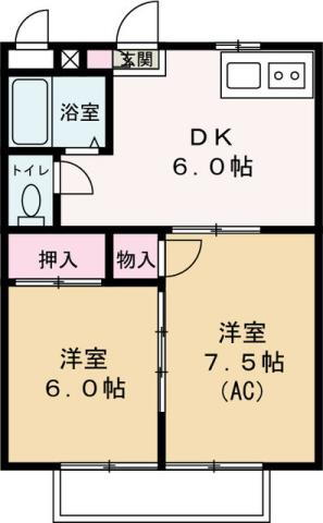 神奈川県厚木市愛甲１ 愛甲石田駅 2DK マンション 賃貸物件詳細