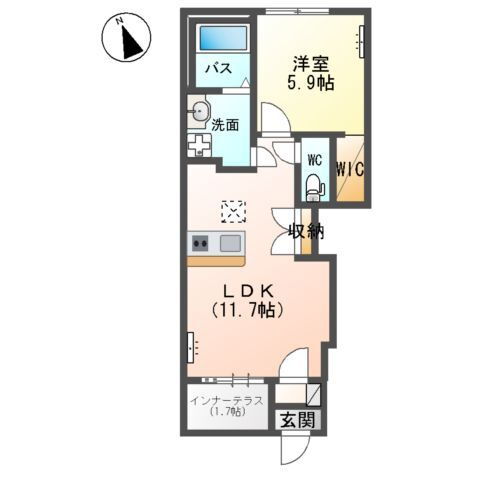 茨城県稲敷郡阿見町よしわら６ ひたち野うしく駅 1LDK アパート 賃貸物件詳細