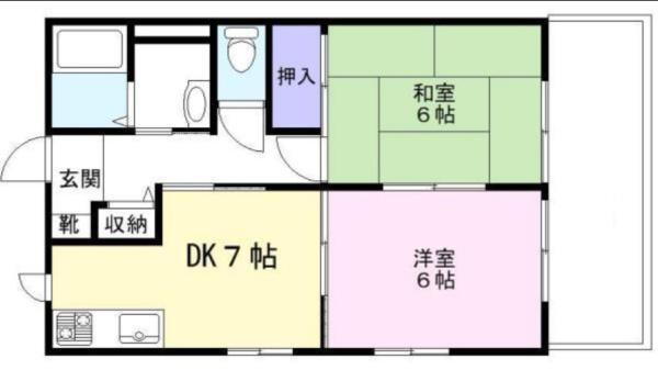 滋賀県彦根市戸賀町 南彦根駅 2DK アパート 賃貸物件詳細
