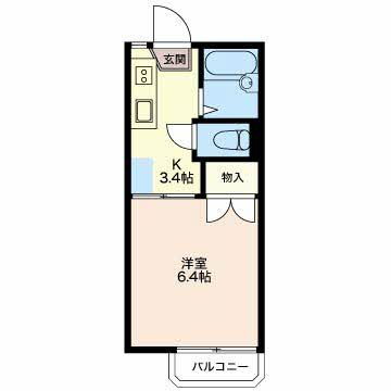 静岡県磐田市上大之郷 磐田駅 1K アパート 賃貸物件詳細