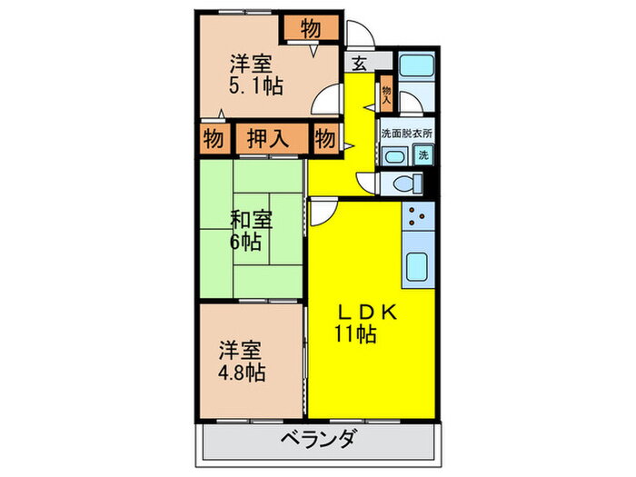 大阪府大阪市住吉区苅田２ 長居駅 3LDK マンション 賃貸物件詳細