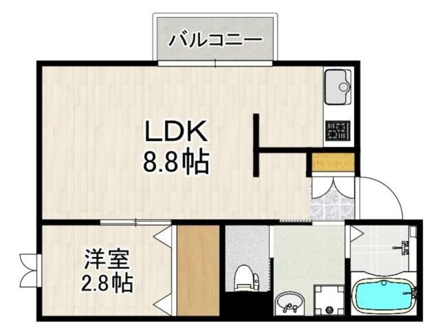 福岡県福岡市東区筥松３ 貝塚駅 1LDK アパート 賃貸物件詳細