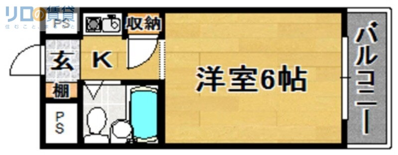 大阪府大阪市東淀川区大桐２ 上新庄駅 1K マンション 賃貸物件詳細